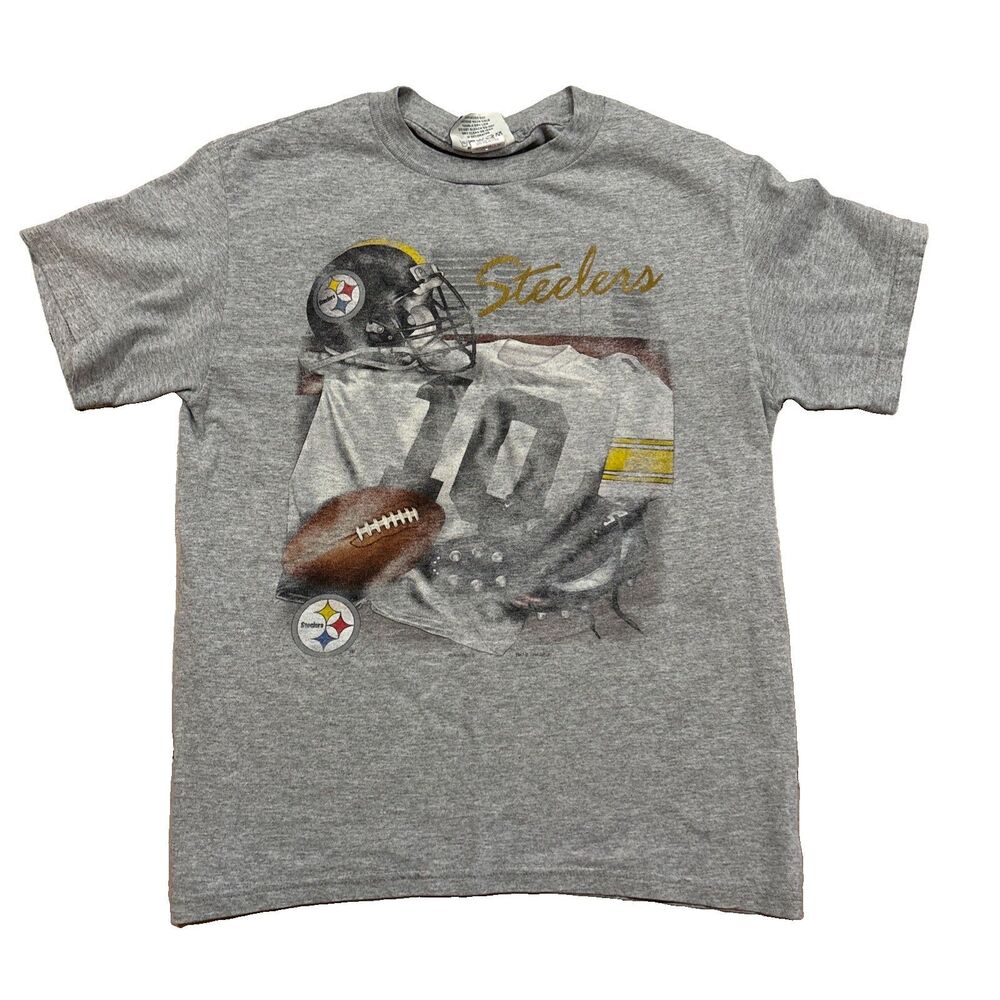 Vintage 90s Pittsburgh Steelers T Shirt Lee Sport Nutmeg USA 18x24 Fits Small